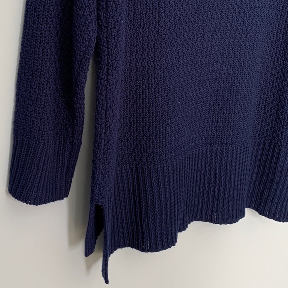 EUC SIZE M LAUREN RALPH LAUREN CREW NECK SWEATER BLUE JUMPER 3/4 SLEEVE - Picture 6 of 8